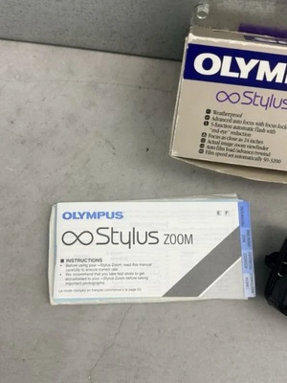 Olympus Stylus Zoom 35-70mm 35mm Film Camera Mju Point Shoot Weatherproof